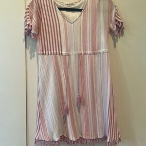 Pink Striped Dress